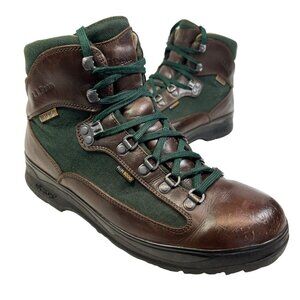 L.L. BEAN Cresta Air 8000 Boots Gore-Tex Vibram Soles Men's Size 9M Brown Green